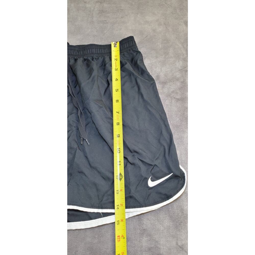 Nike Dri-FIT Slim Fit Size M Shorts Women's Black Running Hiking Gym Yoga C10-14 - Picture 2 of 8